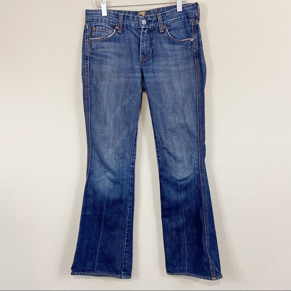 7Fam “A”Pocket Bootcut Jeans Sz 27